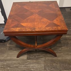 Folding Wood Veneer Table 