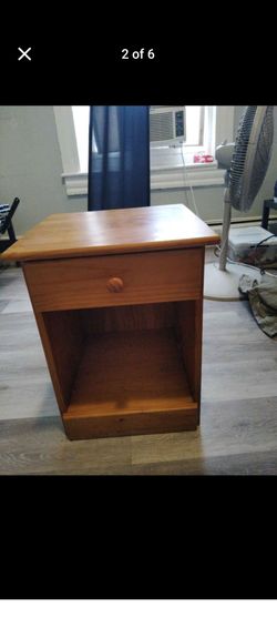 Just cabinets night stand needs to be repaired one side