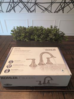 *BRAND NEW* Kohler Worth 8 in. Widespread 2-Handle Bathroom Faucet in Vibrant Brushed Nickel