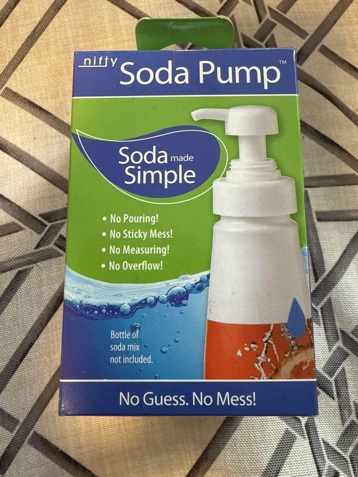 Nifty soda pump