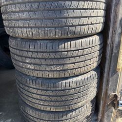 Vendo 245/50/R20 continental las 4 llantas por $170