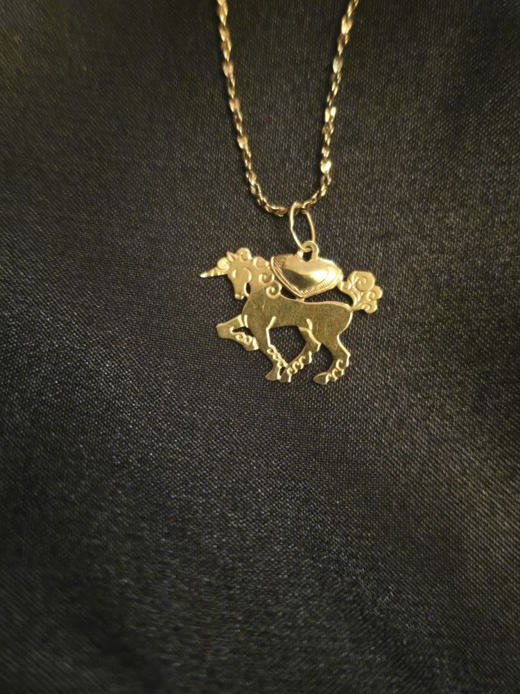 Antique 14kt Necklace 