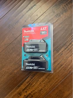 Makita 18V LXT 5.0Ah Battery 2-Pack