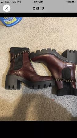 Aldo Womens Combat Style Ankle High Boots Like New