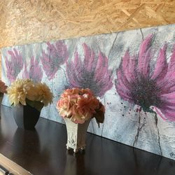 PURPLE ART (20 x 60) $70.00