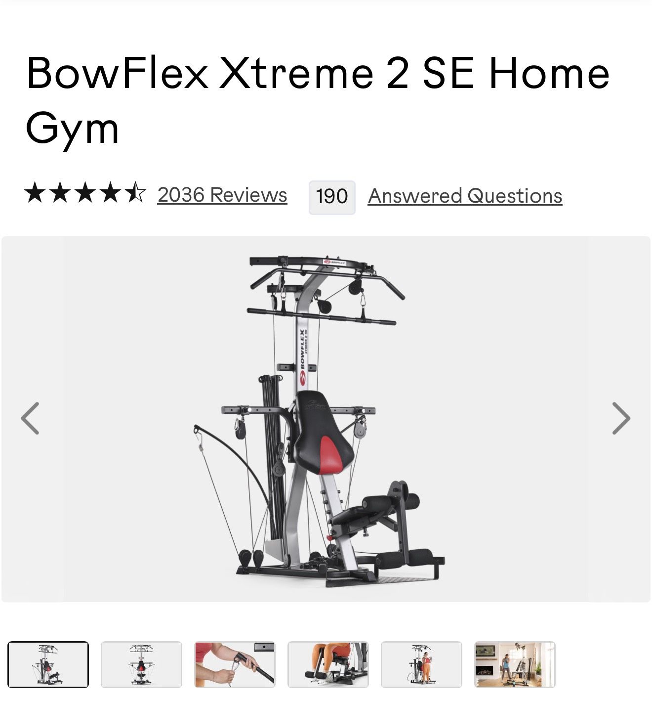 Bowflex Home Gym- Xtreme 2 SE