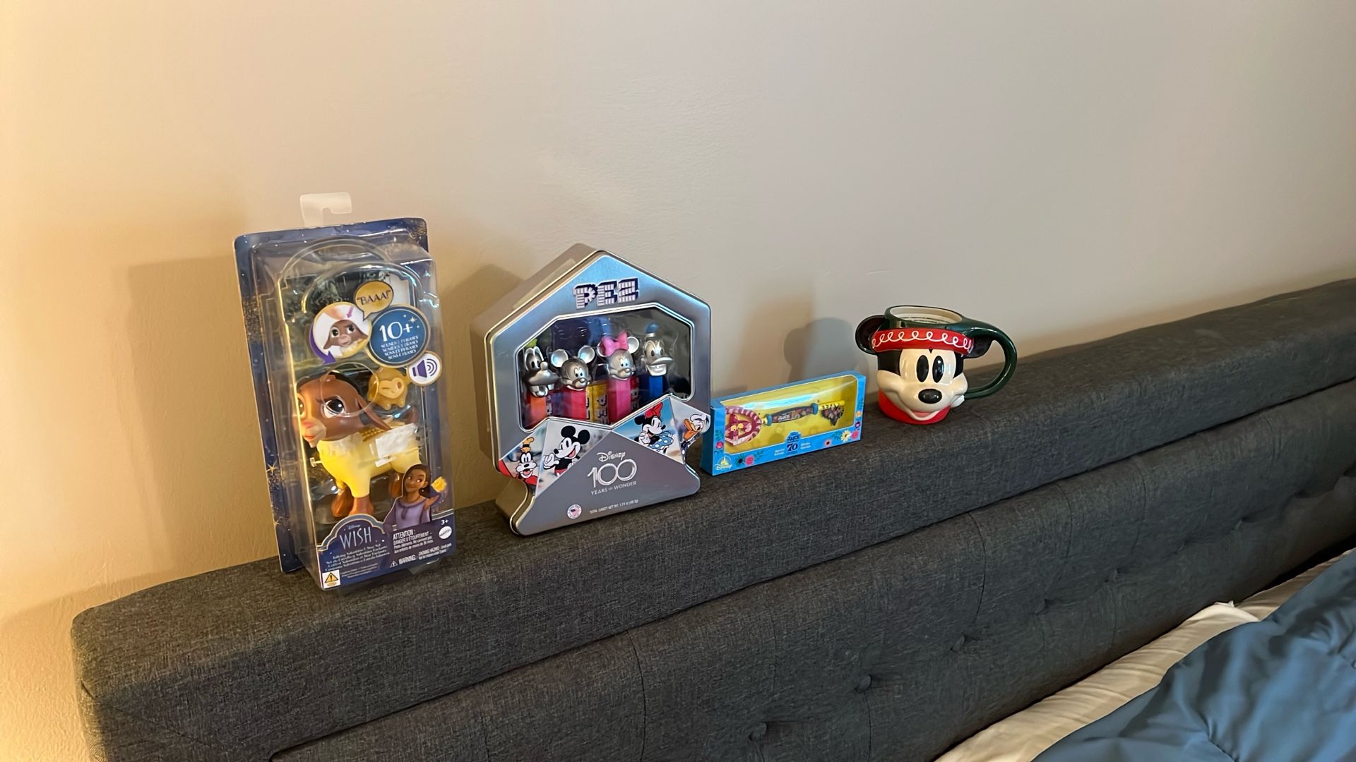 Disney Pez Set, Key, Mickey Mouse Mug, Wish Toy - New