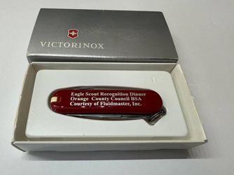 Victorinox Swiss Army Knife Boy Scouts Eagle Scout Recognition Dinner BSA Fluidmaster Red 58mm 