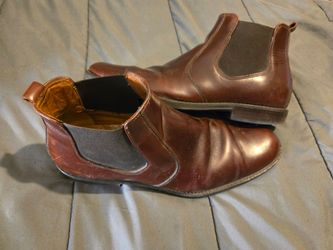 Johnson & Murphy Burgundy Chelsea Boots for Men sz 10.5