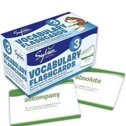 Sylvan Vocabulary Flash Cards Grade 3