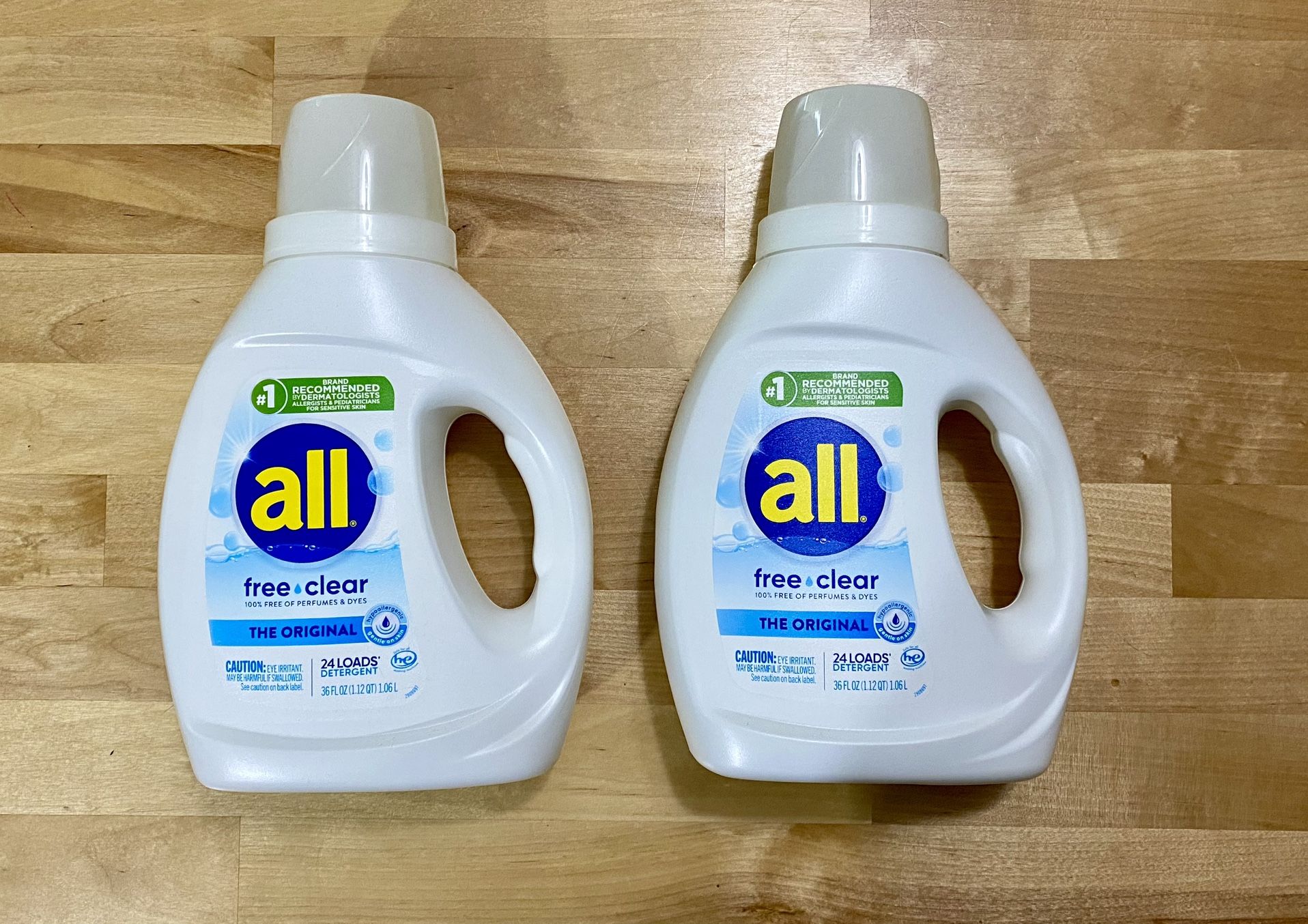 All Free & Clear laundry detergent 24 load