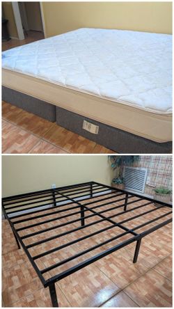 12 inch King Size Mattress and bed frame. FREE DELIVERY SAME DAY 🚚..