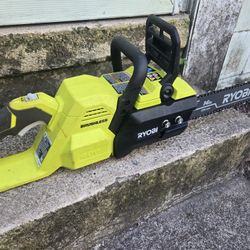 Ryobi 40V Cordless Chain Saw 