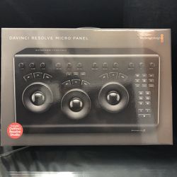 DaVinci Resolve Micro Panel with Studio Software