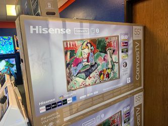 Hisense 55” 4K CANVAS TV