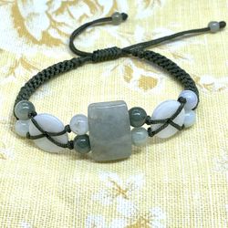 Asian Jadeite Adjustable Bracelet 
