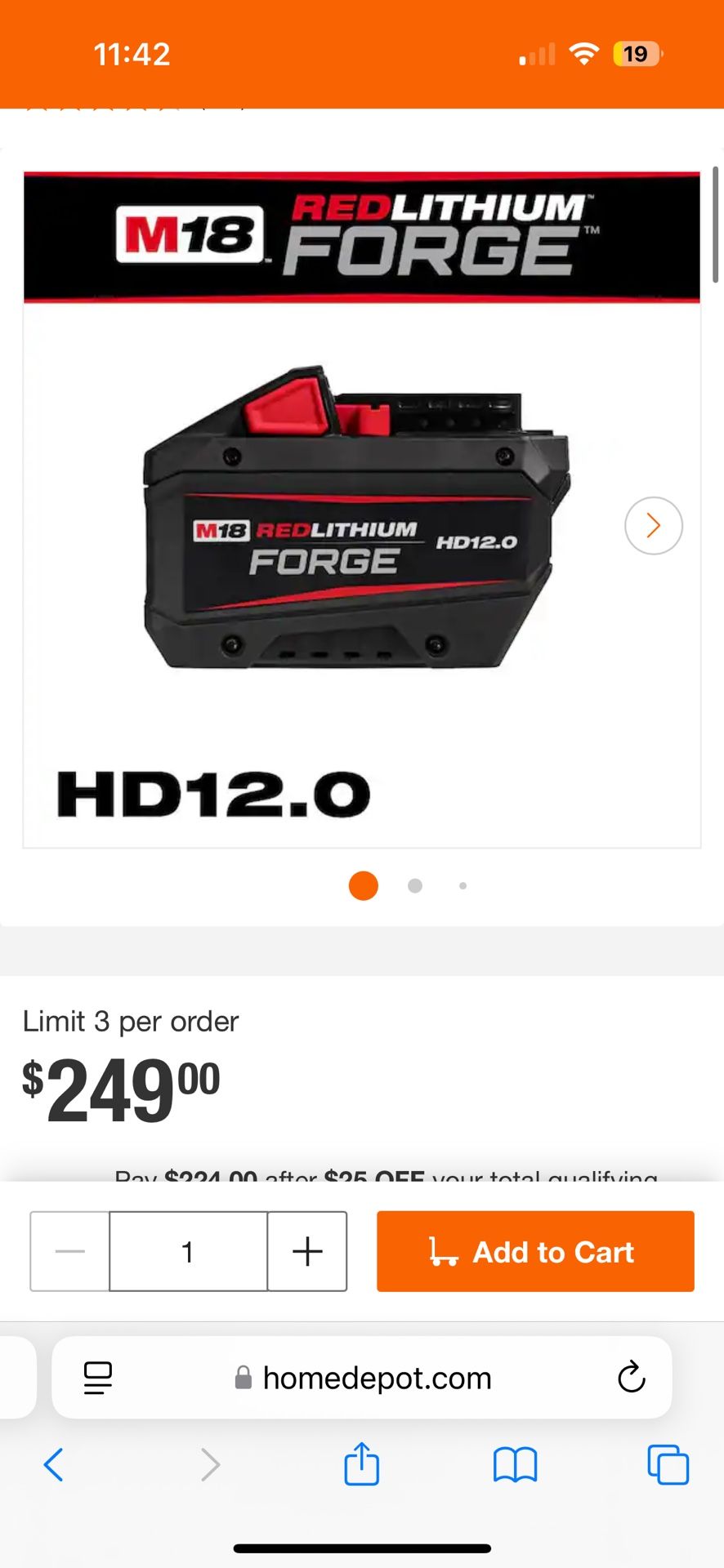 Brand New 12.0 Battery