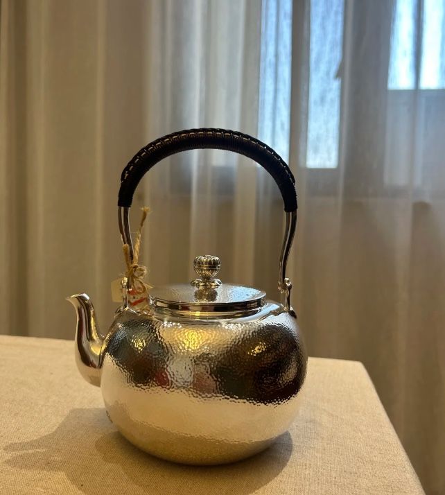 Silver Kettle And Teapot