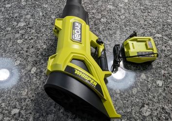 Kit RYOBI 40V Inalámbrico: Soplador 650 CFM + Podadora Fibra de Carbono (Batería y Cargador)