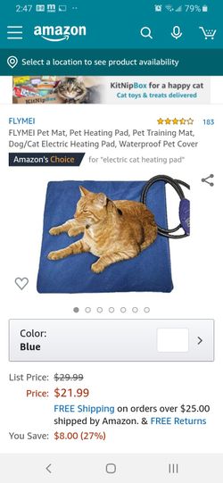 Pet heating mat. Cradle your pet in warming comfort