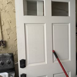 36” solid door exterior
