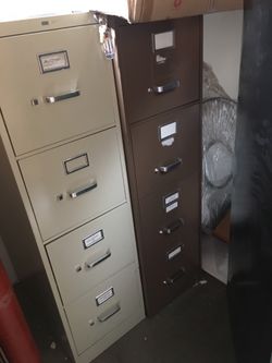 Four drawer file cabinet 50.00 each