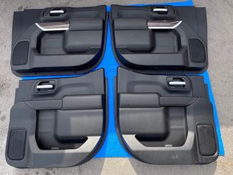 2020 Chevy Silverado 1500 4dr Crew Cab Trim Panel Set Of 4 Black