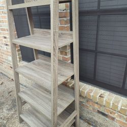 Great Quality Condition Free Standing Ladder Shelf De Madera Solida PARA SU ENTRADA 