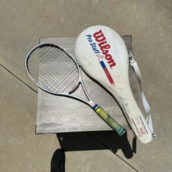 Wilson Pro Staff Racket And Bag