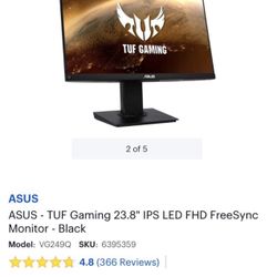 ASUS TUF GAMING MONITOR NOT OPENED
