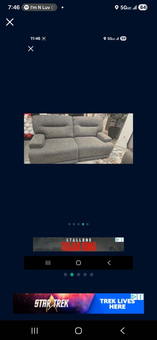 Reclining Sectional Couch