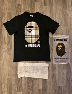Bape Shirt black And Checkered Size Medium