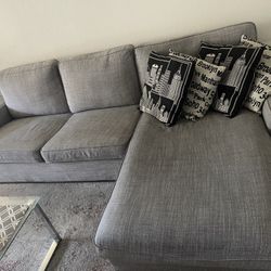 Grey Sofa 3 Seaters