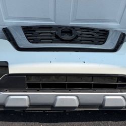 WHITE PERL NISSAN PATHFINDER FRONT BUMPER 2017 2018 2019
