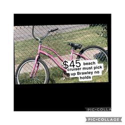 Pink Beach cruiser 