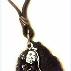 Bob Marley Leather Necklace - Size Adjustable 