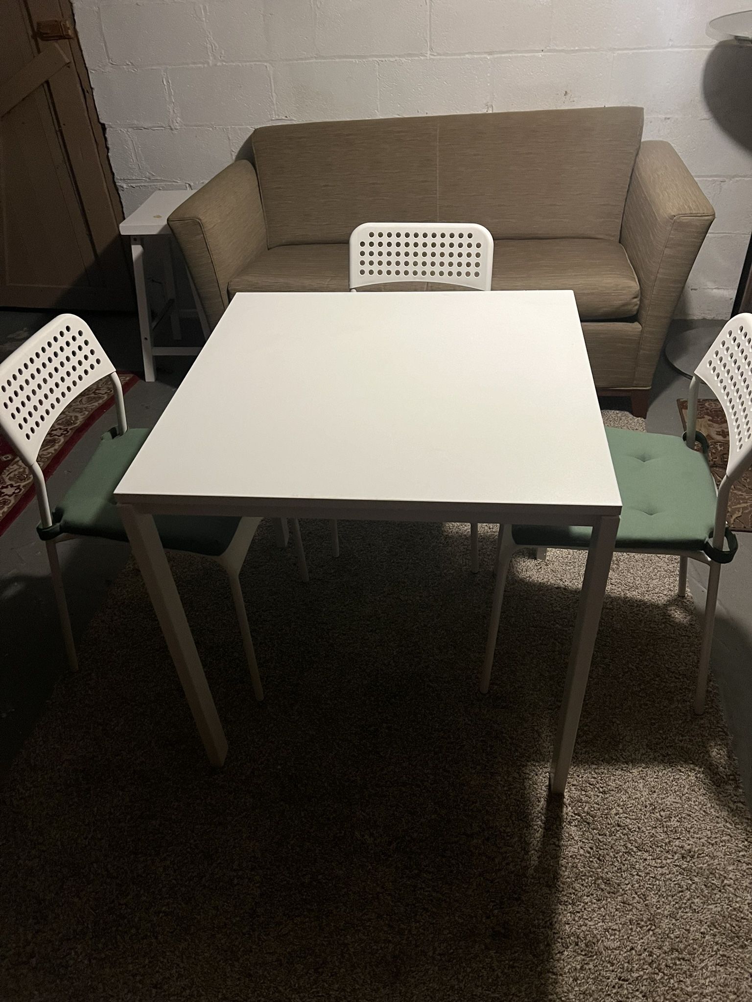 Table And 3 Chairs