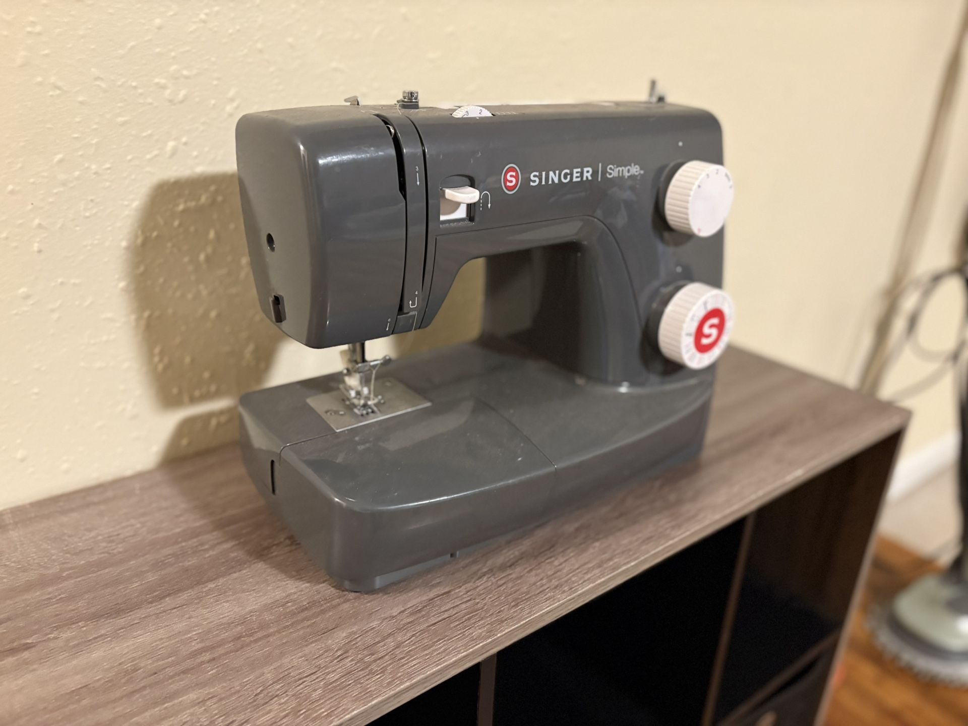 Gray Singer Simple Sewing Machine 