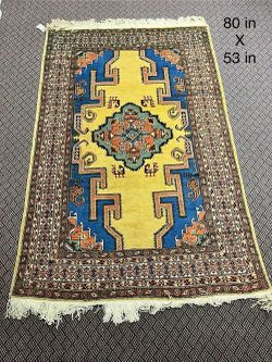 Vintage Ardabil Persian Rug, 80 By 53 inches