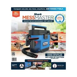 SHARK MessMaster Portable Wet Dry Vacuum (Model: VS100)