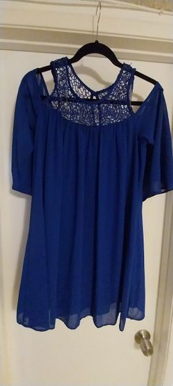 $10 never warn Womens Blue Dress - Medium