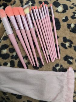 NEW Makeup Brushes with Velvet Bag