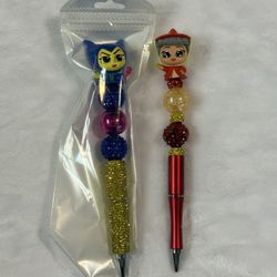 Disney Character Beaded Pens – Cute Handmade Style – $10 Each or Bundle Deal