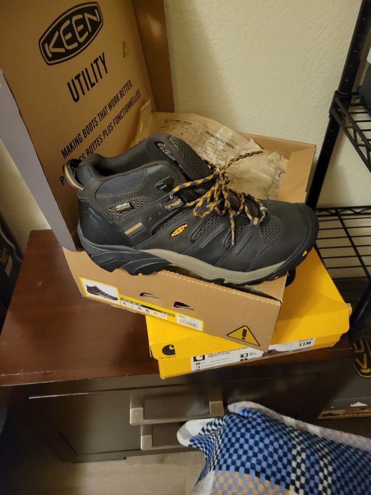 Keen Steel Toe Boots Size 10.5 Brand New
