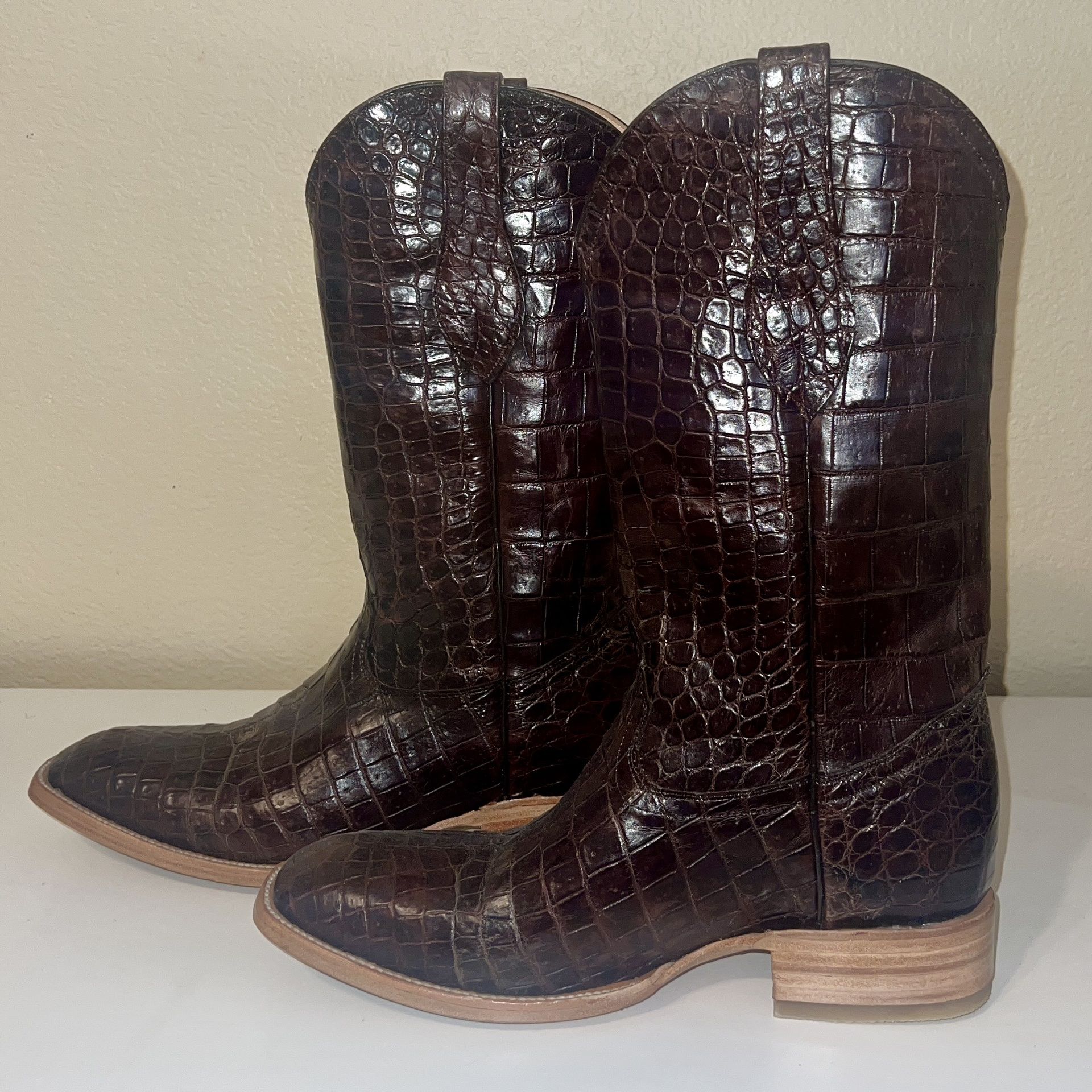 GENUINE ALLIGATOR  CUSTOM BOOTS