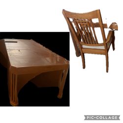 Dinning room table and (8) chairs