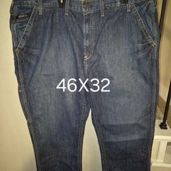 ARIAT FRC M4 WORKHORSE RELAXED BOOT CUT DENIM JEANS 