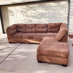 Professionally Cleaned Sectional Couch