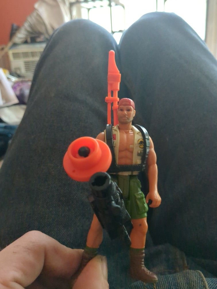 Harpoon Harrison action figure from the Jurassic Park Series 2 toy line