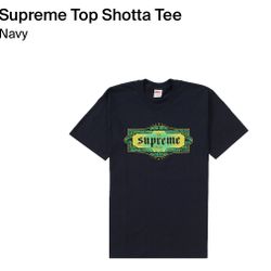 Supreme Top Shotta Tee Navy GE